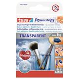 tesa Powerstrips Transparant DECO - 1 kg - 1 x 8 Dubbelzijdige Stroken