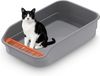 Merkloos Open kattenbak XXL met lage instap en anti-lekplaat, geschikt voor meerdere katten