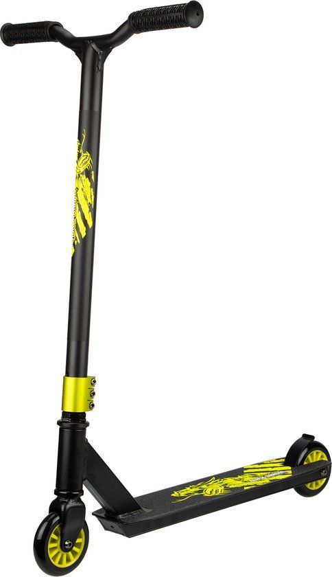 Black Dragon Stunt Scooter - Road Rage - Black/Lime