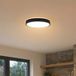 Lindby Smart LED-Deckenlampe Innes schwarz 38cm RGB CCT Tuya