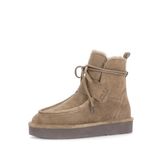 Gabor - Dames - Enkellaarsjes - Beige - Maat 38
