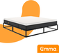 Emma Original Metalen Bed - 160x200 cm - Hoofdbord