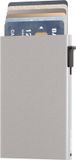 Prowallet Secure - Zilver - Pasjeshouder voor 6 Pasjes - Uitschuifbaar - RFID Creditcardhouder - Slank Design - Kaarthouder Portemonnee, Premium Pashouder voor Mannen & Vrouwen - Hoogwaardig Aluminium - Incl. Luxe Cadeaubox