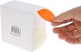 Rillprint ronde etiketten | diameter 50 mm | rol van 500 stuks | fluo rood