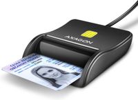 AXAGON CRE-SM3N USB Smart card FlatReader