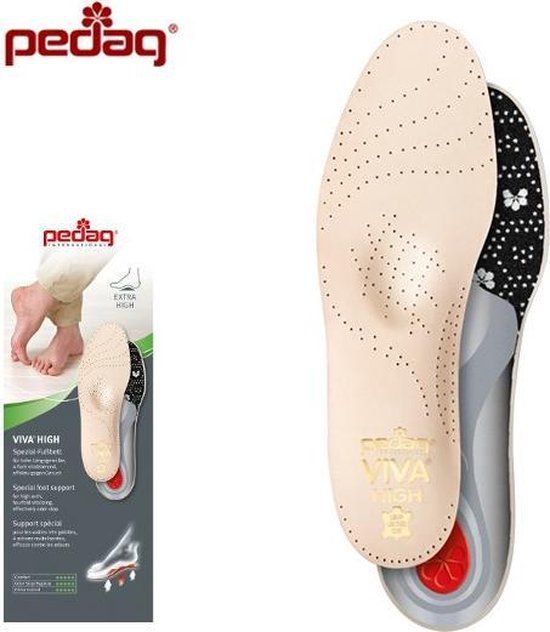 Pedag Viva High® steunzolen - Maat 38 - Unisex