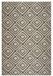 Storesdeco Tapis vinyle premium, antidérapant, intérieur/extérieur – beige-noir diseño, 160 x 230 cm