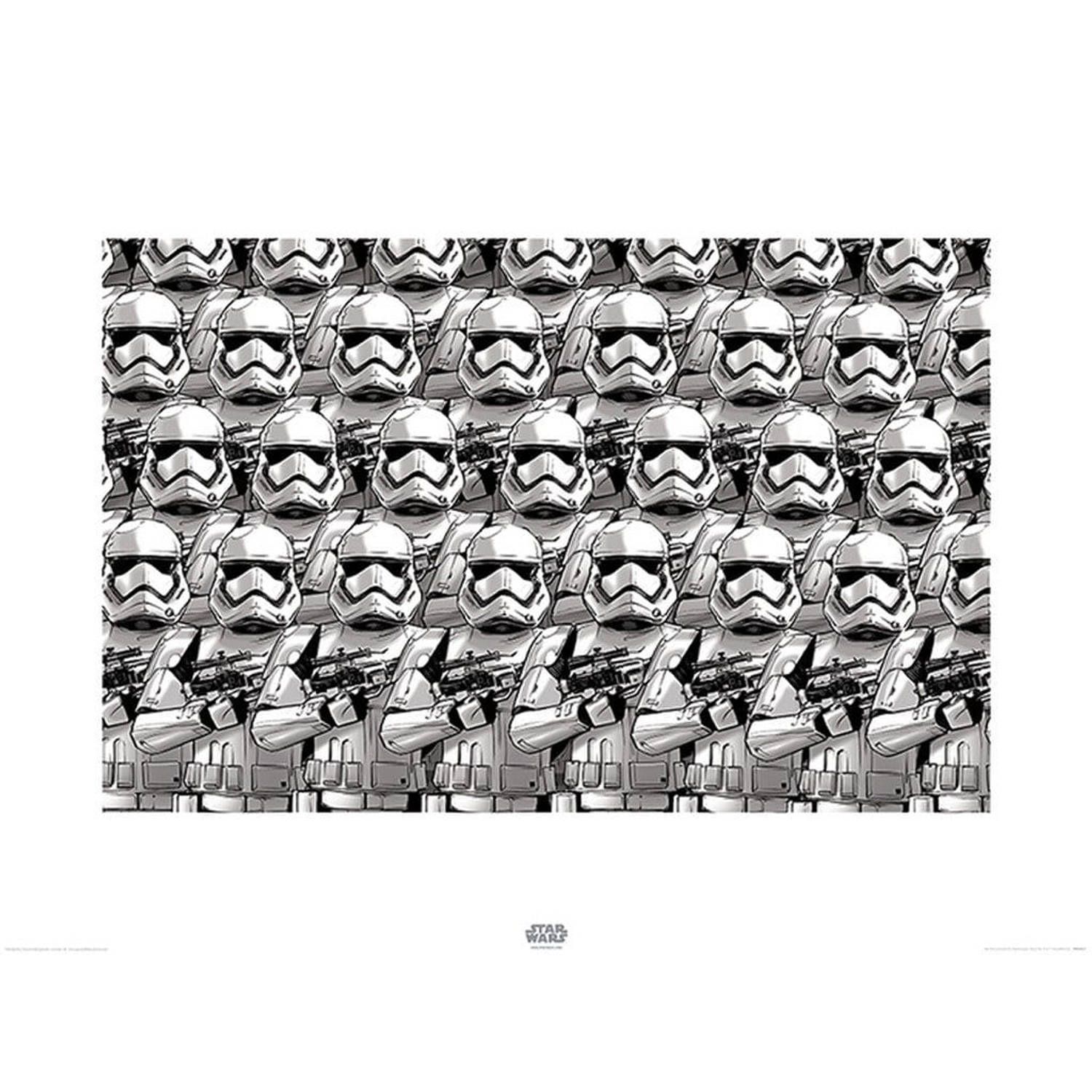 Pyramid Star Wars Episode VII Stormtrooper Pencil Art Kunstdruk 80x60cm - Papier - 5051265406378