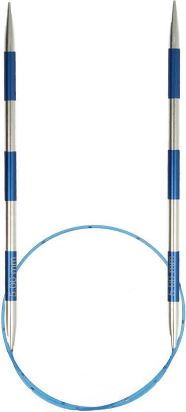 KnitPro K42071 Rondbreinaalden, metaal, gesorteerd, 60 cm x 5 mm