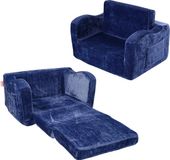 Vevor Modulaire Kinderbank, Blauw, 104x58x32cm