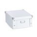 Zeller 17763 Opbergdoos White Stripes