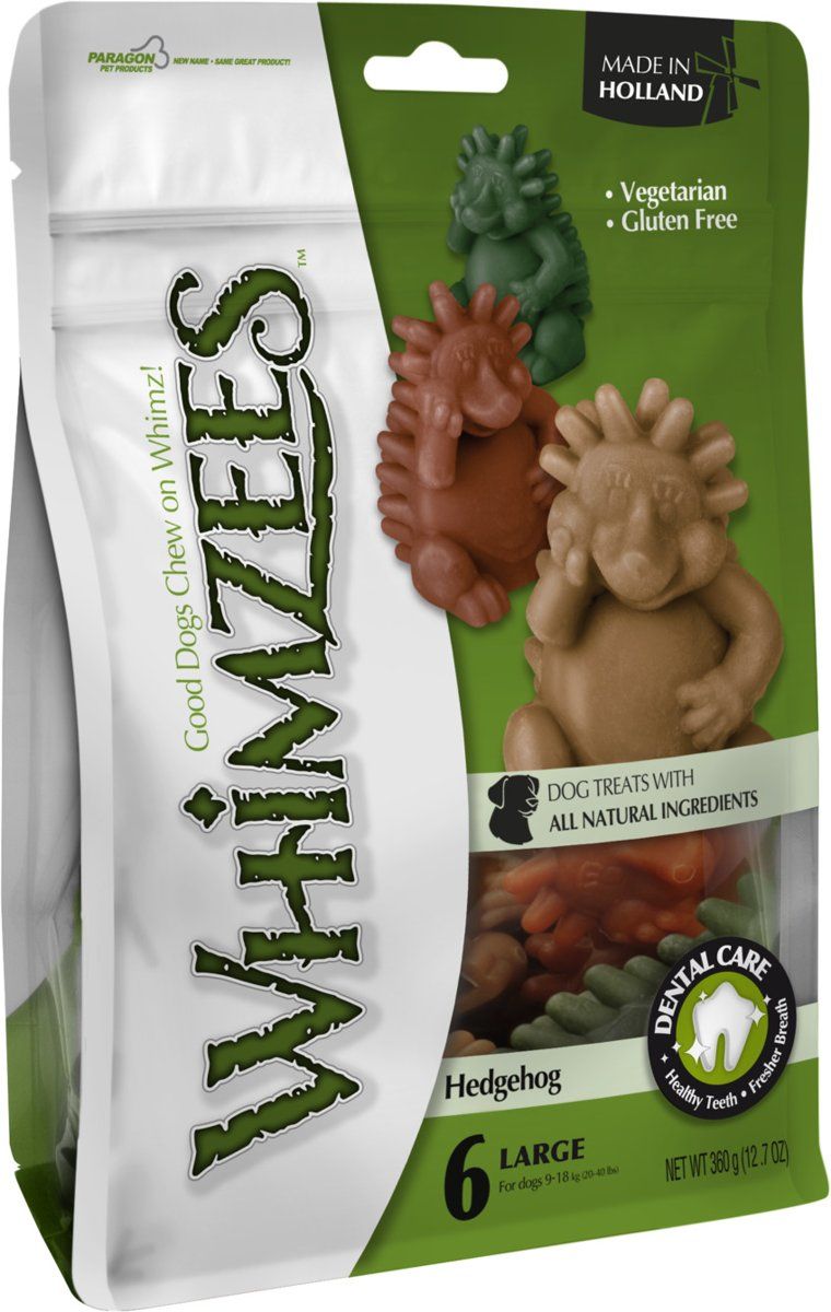 Whimzees Egel Large - Hondensnacks - 6x7.6 cm