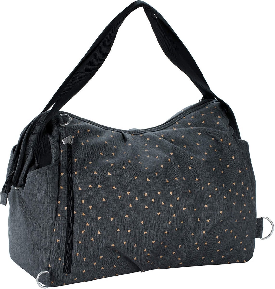 Lässig Luiertas Casual Twin Bag Triangle dark grey