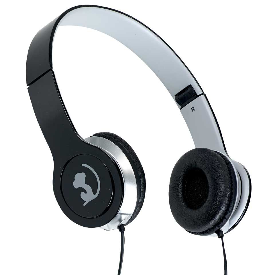 Wonky Monkey Wonky Wonkey Foldable Headphone - zwart