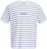 Jack & Jones T-shirt JORNorrebro gestreept katoen regular fit heren maat M blauw/zwart/wit