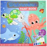 Waterverf Kleurboek - Oceaan - met verf en kwast