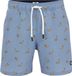 WE Fashion Maillot de bain homme coupe droite avec imprimé