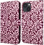 imoshion Hoesje - Geschikt voor Apple iPhone 14 - Design Bookcase smartphone - Bloom Love Blush