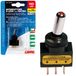 Hendelschakelaar Lampa Hendelschakelaar 12/24 V 20 A max. met rode LED