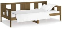 vidaXL Slaapbank massief grenenhout honingbruin 90x190 cm