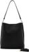 SEIDENFELT MANUFAKTUR Nelma Hobo Bag Black zwart