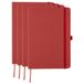 Merkloos Notitieboekje / opschrijfboekje Gertrud A5 - rood - 1.50 cm - 21 cm - 15 cm - 80 blanco pagina's - harde kaft