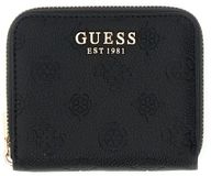 GUESS Ella Logo SLG Zip Around Portemonnee Zwart