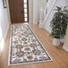 Hanse Home Caracci Oosterse loper, klassiek, dicht geweven met ornamenten en bloemenmotieven, zacht, laagpolig voor slaapkamer, eetkamer, woonkamer, hal, keuken, crème, 80 x 240 cm