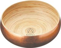 Master Class plat à servir - 26 cm - bambou pressé - doré