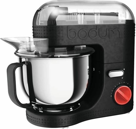 Bodum Bistro Elektrische keukenmachine, 4,7 l, 4,7 liter, zwart