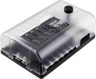 TRU COMPONENTS TC-9067928 Autozekeringhouder Met statusaanduiding Geschikt voor Platte zekering standaard 30 A 32 V/DC 1 stuk(s)