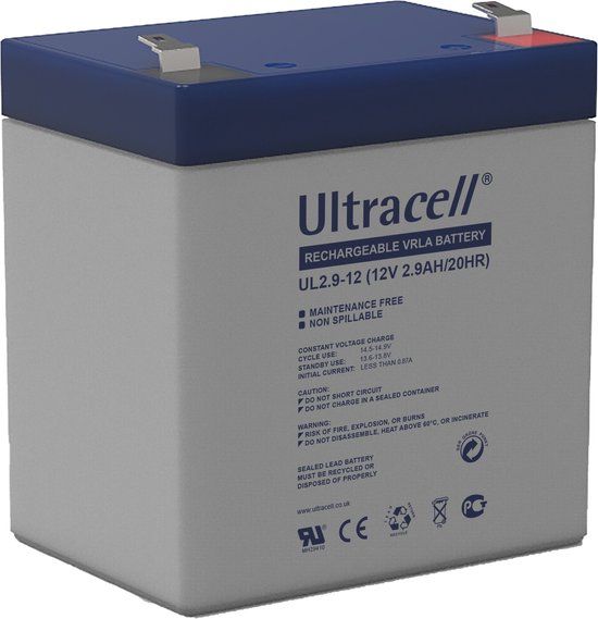 Ultracell UL - Loodaccu - 12V - 2900mAh
