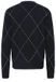 Casual Friday Trui Funck Heren Katoen Ronde Hals Lange Mouw Donkere Marine M