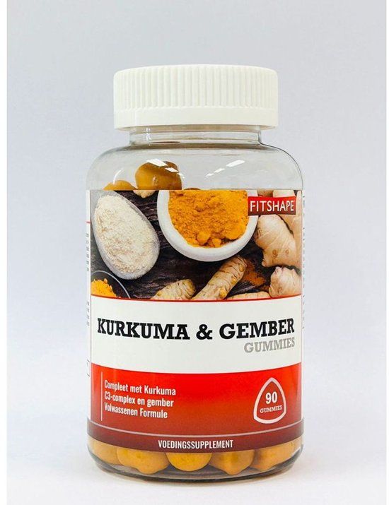 Fitshape Kurkuma & Gember 90 stuks