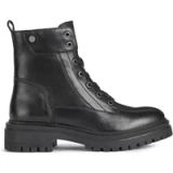 Geox Iridea Booties Zwart Leer Vrouw EU 41