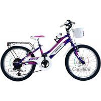 Canellini Meisjesfiets MTB LINCY 20 6V - Violet/Fuchsia