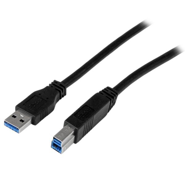 StarTech.com   2 m gecertificeerde SuperSpeed USB 3.0 A-naar-B-kabel M/M