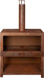 Fancy Flames Tuinkachel L - Corten - Staal - Bruin - 39x138x764 cm