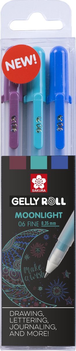 Sakura Gelly Roll Moonlight 06 gelpen set 3