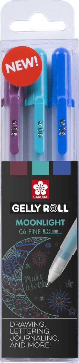 Sakura Gelly Roll Moonlight 06 gelpen set 3 - 8712079448837