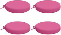 vidaXL - Coussin d'assise - Rose - 4 pièces