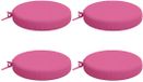 vidaXL - Coussin d'assise - Rose - 4 pièces