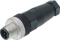 Hirschmann 933 098-100-1 Sensor/actuator connector, niet geassembleerd M12 Aantal polen (sensoren): 4 Stekker, recht