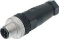 Hirschmann 933 098-100-1 Sensor/actuator connector, niet geassembleerd M12 Aantal polen (sensoren): 4 Stekker, recht