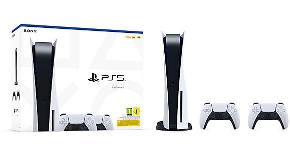 Sony Playstation PlayStation 5 - Disc Edition + 2 DualSense Controllers - White