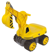 BIG Maxi Graafmachine - Geel - Loopauto - 3+ jaar