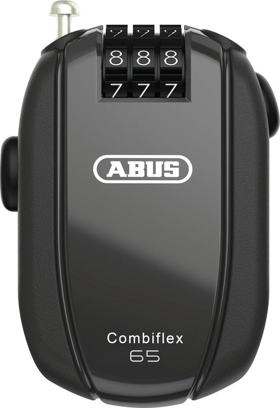 Abus Combiflex Stopover 65 - Kabelslot - Zwart - 65cm