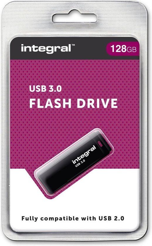 Integral Black USB 3.0 - 128GB - Black