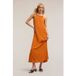 Motivi Robe longue fluide avec œillets Orange Taille : XS
