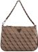 GUESS handtas accessoiretas Flat Pouch Latte Logo Lichtbruin
